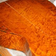 Bird's eye Maple back with almost full length crack.