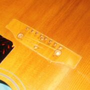 Gibson LG with poor designed adjustable bridge removed.