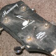 Harmony Long Necked Banjo Restoration before