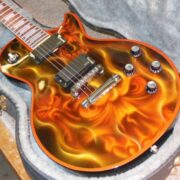 Customer built LP Style with Zack Wilde pups, complete fret job & set-up.